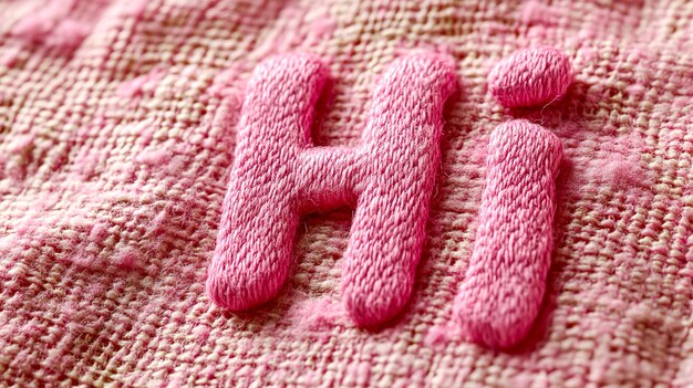 Rukou vyšité iniciály